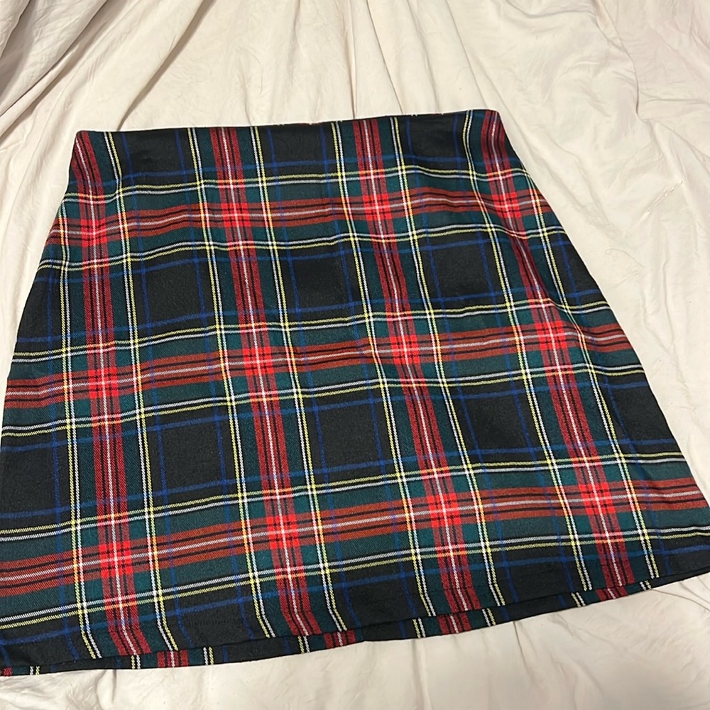 Plaid skirt